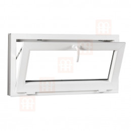 Kunststofffenster | 100x50 cm (1000x500 mm) | weiß | Kippfenster | 6 Kammern