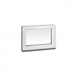 Kunststofffenster | 60x40 cm (600x400 mm) | weiß | festverglast (kann nicht geöffnet werden)