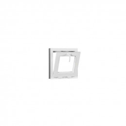 Kunststofffenster | 47x47 cm (470x470 mm) | weiß | Kipp-Fenster