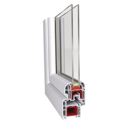 Weißes Kunststoff-Kippfenster 900 × 600 mm (90 × 60 cm) für Neben- und Technikräume