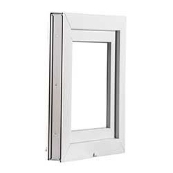 Kunststofffenster KIPP Breite 050-100 AFG AV7000 5-Kammer Weiß 1-flügelig 